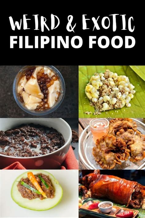 weird filipino foods|17 Weird Filipino Food to Challenge Your Taste Buds.